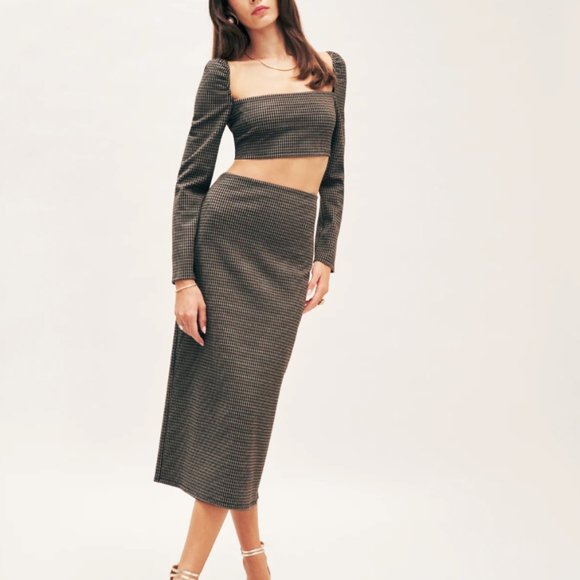 NWT Reformation Ladue Knit Two Piece Size M - Picture 1 of 7